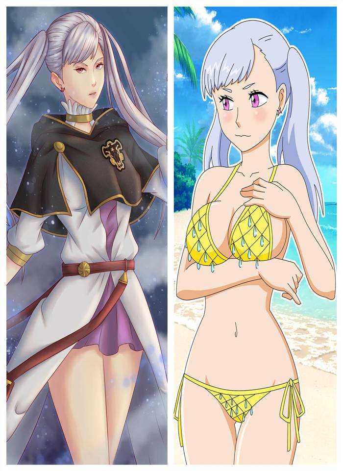 Black Clover Noelle Silva - Liebeskissen Kissen-Set Kissen - ABP-DE-SW-1984