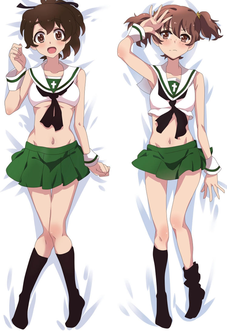 Girls und Panzer - Kissen-Set Körperkissen Kissenbezug - ABP-DE-SW-1776