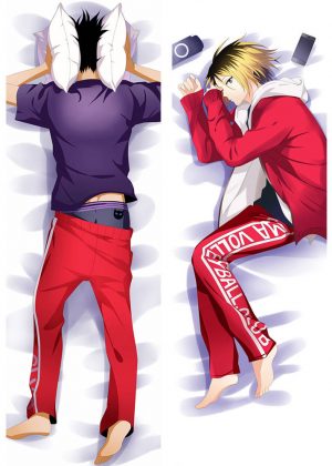 Haikyu!! Tetsurou Kuroo & Kenma Kozume - Umarmen Anime Liebeskissen Kissen-Set - ABP-DE-SW-1602