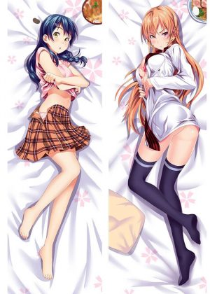 Megumi Tadokoro & Erina Nakiri - Umarmen Anime Liebeskissen Japanisch - ABP-DE-SW-1164