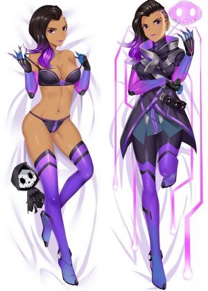 Overwatch Sombra - Anime Dakimakura Körperkissen Waifu - ABP-DE-SW-1396