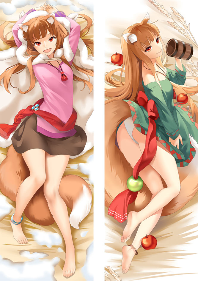 Spice and Wolf Holo - Kissen-Set Im Angebot Körperkissen - ABP-DE-SW-1578
